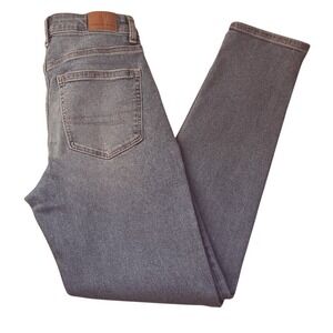 American Eagle High Rise Baggy Mom Jean Medium Light Wash Jeans Size 2 Long